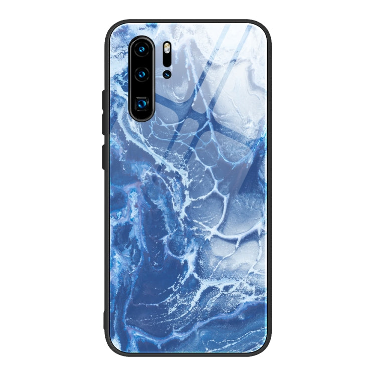 Marble Pattern Glass Protective Case, For Huawei P30 lite / nova 4e, For Huawei P30 Pro, For Huawei Y9 Prime (2019) / P Smart Z, For Honor 20 / nova 5T