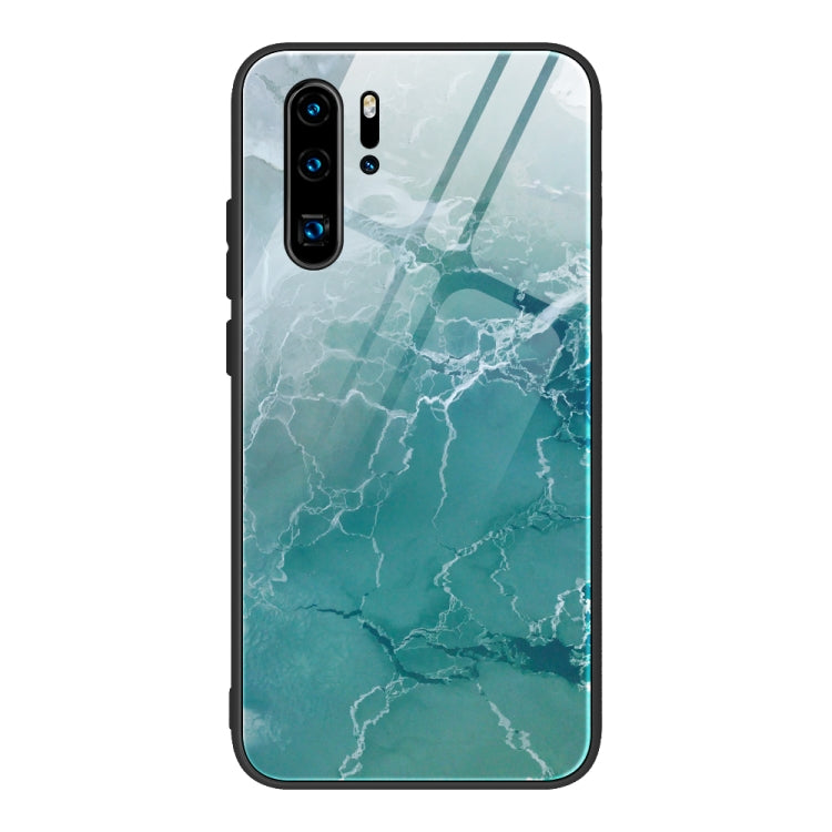 Marble Pattern Glass Protective Case, For Huawei P30 lite / nova 4e, For Huawei P30 Pro, For Huawei Y9 Prime (2019) / P Smart Z, For Honor 20 / nova 5T