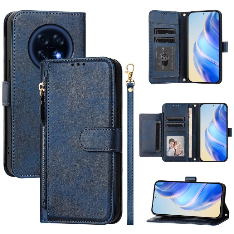 Multi-Card Slots Zipper Wallet Leather Phone Case, For OPPO Reno16 F 5G / Reno16 FS 5G, For OPPO Reno16 5G / Reno16 Pro 5G Global, For OPPO Find X9s Pro 5G, For OPPO Find X9 Ultra, For OPPO A6 GT 5G, For OPPO K13 Turbo 5G / K13 Turbo Pro 5G            ...