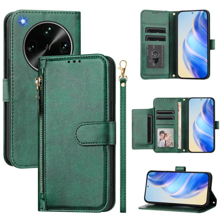 Multi-Card Slots Zipper Wallet Leather Phone Case, For OPPO Reno16 F 5G / Reno16 FS 5G, For OPPO Reno16 5G / Reno16 Pro 5G Global, For OPPO Find X9s Pro 5G, For OPPO Find X9 Ultra, For OPPO A6 GT 5G, For OPPO K13 Turbo 5G / K13 Turbo Pro 5G            ...