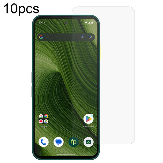 10pcs 0.3mm High Aluminum Tempered Glass Film, For Fairphone 6