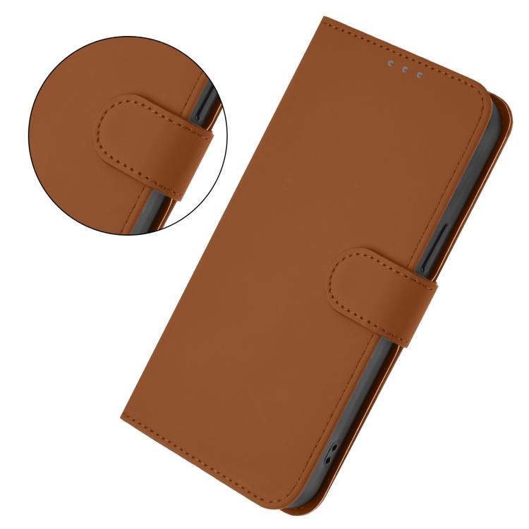 Skin Feel Solid Color Leather Phone Case with Lanyard, For Xiaomi Civi 5 Pro 5G, For Xiaomi 15S Pro 5G