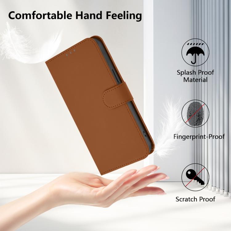 Skin Feel Solid Color Leather Phone Case with Lanyard, For Xiaomi Civi 5 Pro 5G, For Xiaomi 15S Pro 5G
