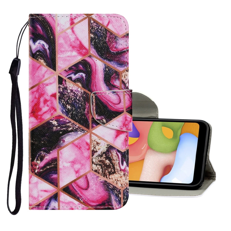 Coloured Drawing Pattern Horizontal Flip PU Leather Case with Holder & Card Slots & Wallet & Lanyard, For Samsung Galaxy A31, For Samsung Galaxy A40, For Samsung Galaxy A41