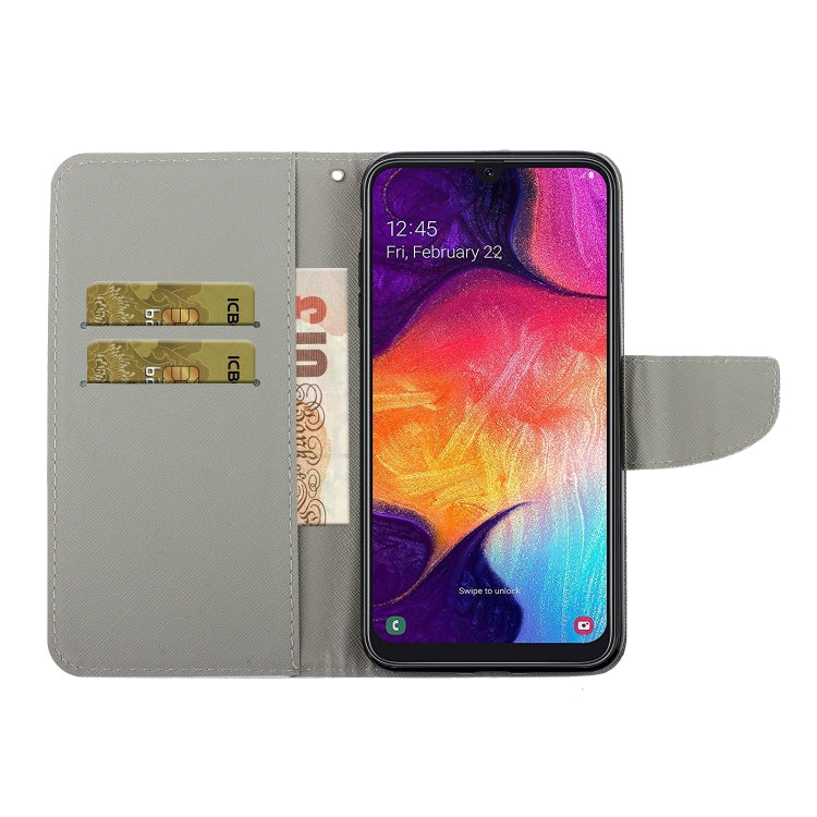 Coloured Drawing Pattern Horizontal Flip PU Leather Case with Holder & Card Slots & Wallet & Lanyard, For Samsung Galaxy A50 / A30s, For Samsung Galaxy A51, For Samsung Galaxy A70