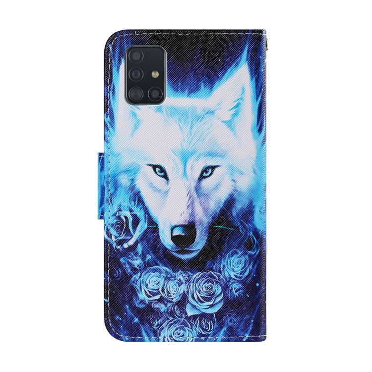Coloured Drawing Pattern Horizontal Flip PU Leather Case with Holder & Card Slots & Wallet & Lanyard, For Samsung Galaxy A71