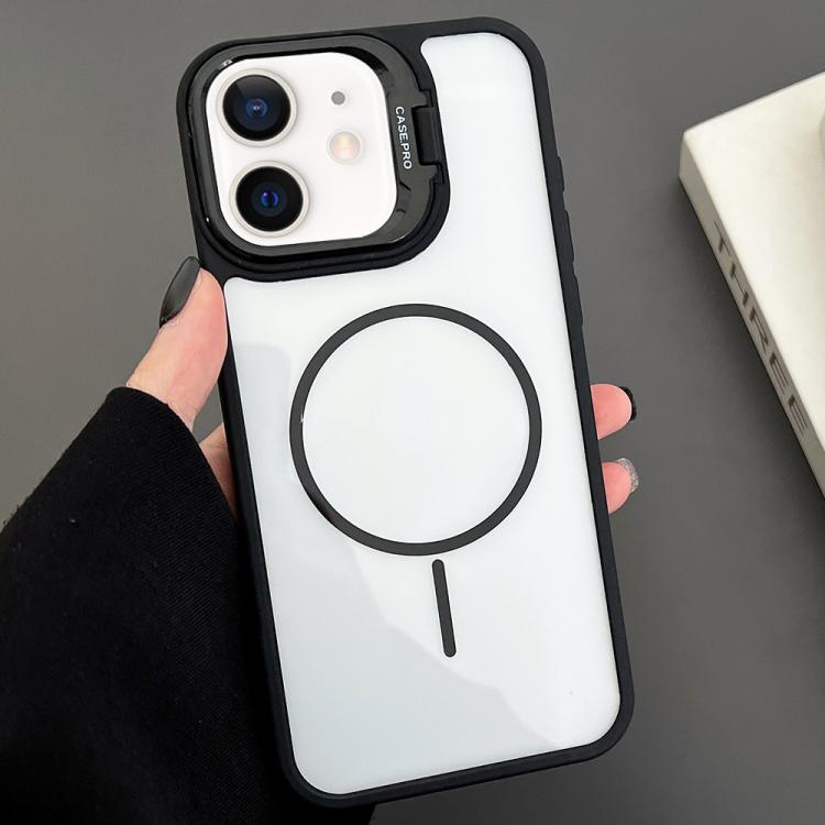 PC Lens Holder MagSafe Magnetic Phone Case, For iPhone 11 Pro Max, For iPhone 11