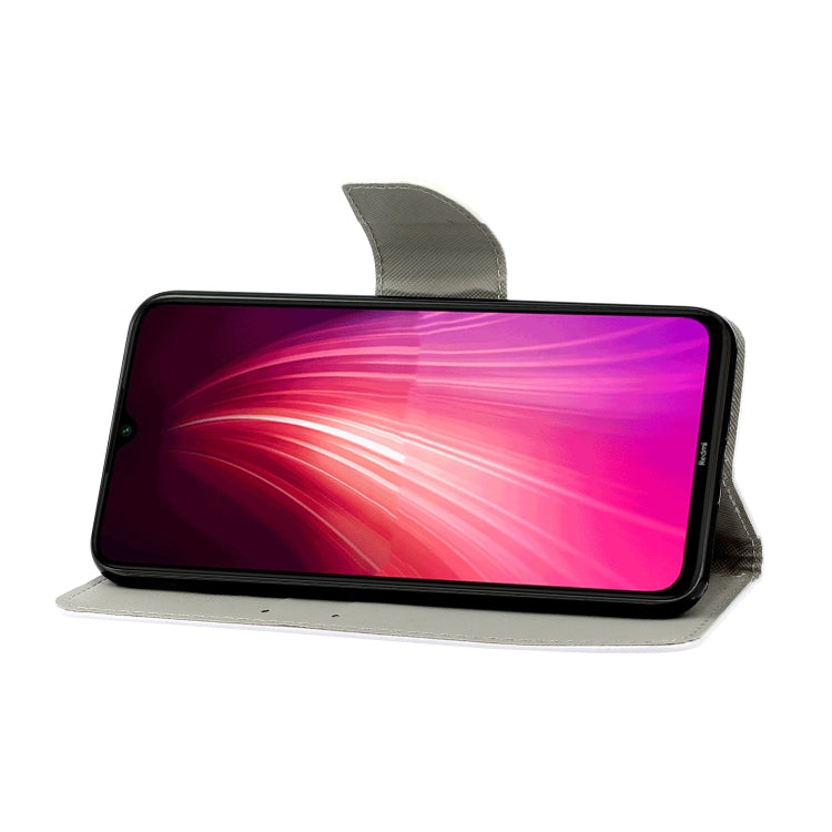 Coloured Drawing Pattern Horizontal Flip PU Leather Case with Holder & Card Slots & Wallet & Lanyard, For Xiaomi Redmi Note 8, For Xiaomi Redmi Note 8 Pro, For Xiaomi Redmi Note 8T, For Xiaomi Redmi Note 9