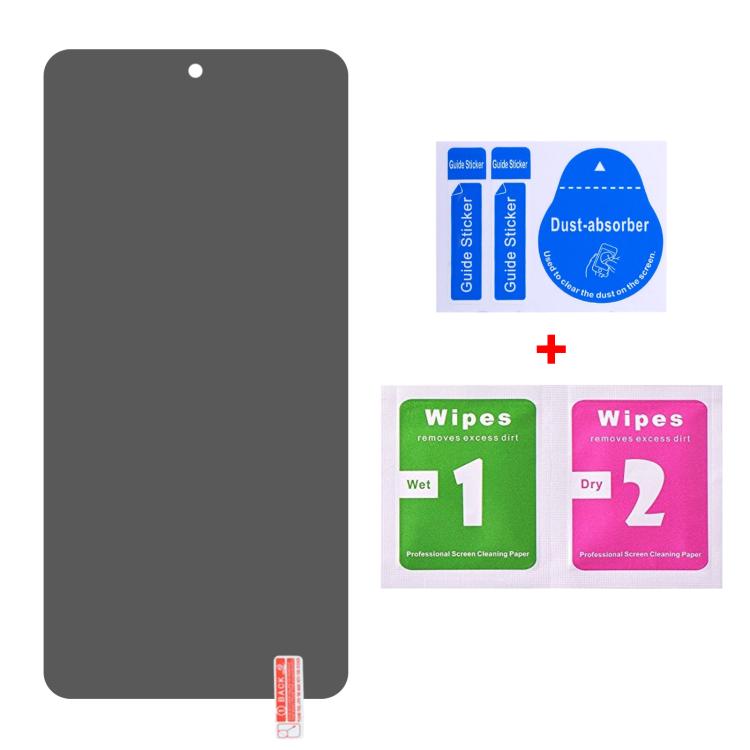 High Transparency Full Cover Anti-spy Tempered Glass Film, Support Fingerprint Unlocking, For Samsung Galaxy S25 Edge 5G