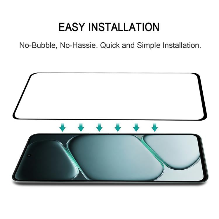 High Aluminum Full Screen Silk Printing Tempered Glass Film, For OnePlus Turbo 6X 5G, For OnePlus Nord CE6 Lite, For OnePlus Nord 5, For OnePlus Ace 5