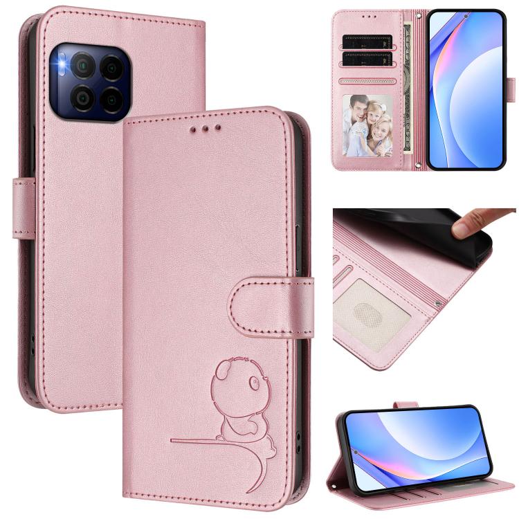 Litter Panda Embossing RFID Leather Phone Case with Lanyard, For T-Mobile Revvl 8 / T Phone 3, For T-Mobile Revvl 7 Pro / T Phone 2 Pro 5G, For T-Mobile Revvl 7 / T Phone 2 5G, For T-Mobile Revvl 6 Pro / Revvl 6x Pro 5G, For T-Mobile Revvl 6 / Revvl 6x 5G
