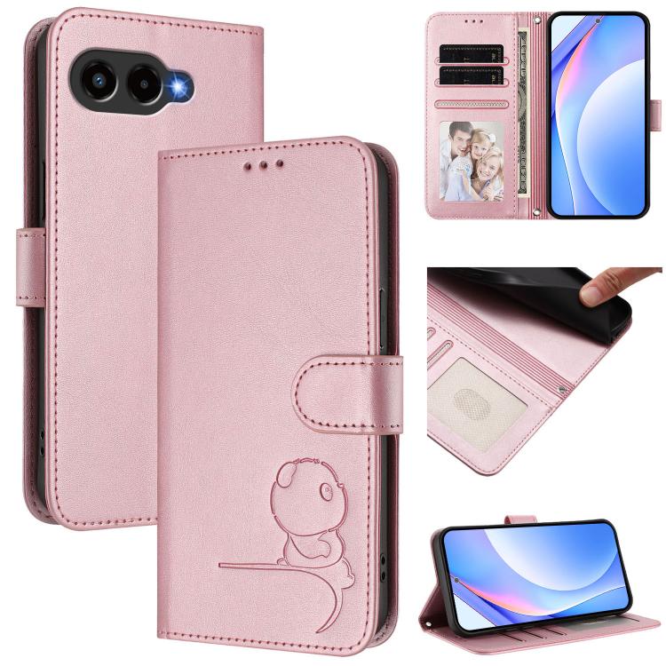 Litter Panda Embossing RFID Leather Phone Case with Lanyard, For T-Mobile Revvl 8 / T Phone 3, For T-Mobile Revvl 7 Pro / T Phone 2 Pro 5G, For T-Mobile Revvl 7 / T Phone 2 5G, For T-Mobile Revvl 6 Pro / Revvl 6x Pro 5G, For T-Mobile Revvl 6 / Revvl 6x 5G