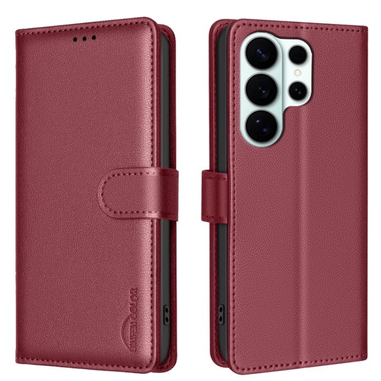 Litchi Texture RFID Anti-theft Leather Phone Case, For Galaxy S26 FE 5G, For Samsung Galaxy S26 Ultra 5G, For Samsung Galaxy S26 5G, For Samsung Galaxy S25 FE 5G