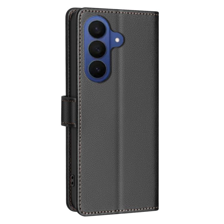 Litchi Texture RFID Anti-theft Leather Phone Case, For Galaxy S26 FE 5G, For Samsung Galaxy S26 Ultra 5G, For Samsung Galaxy S26 5G, For Samsung Galaxy S25 FE 5G