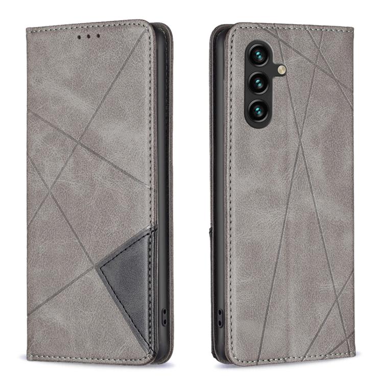 Rhombus Texture Magnetic Leather Phone Case, For Galaxy S26 FE 5G, For Samsung Galaxy S26 Ultra 5G, For Samsung Galaxy S26 5G, For Samsung Galaxy S25 FE 5G