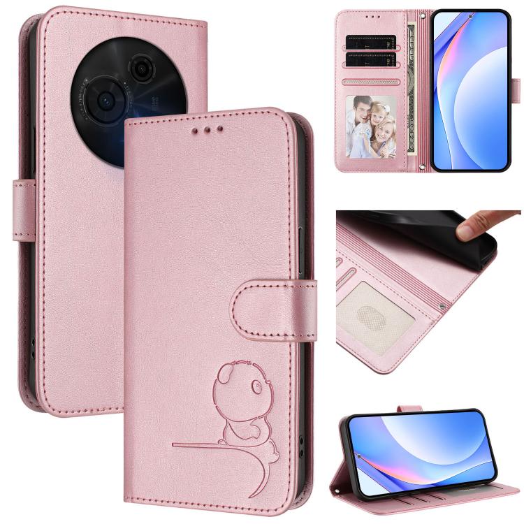 Litter Panda Embossing RFID Leather Phone Case with Lanyard, For TCL 405 / 406 / 406s / 408 T506D, For TCL 60 NxtPaper, For TCL 605 / 60 SE, For TCL 60 5G, For TCL 60R 5G, For TCL 503, For TCL 50 5G / 50 XE NxtPaper / 50 XE                             ...