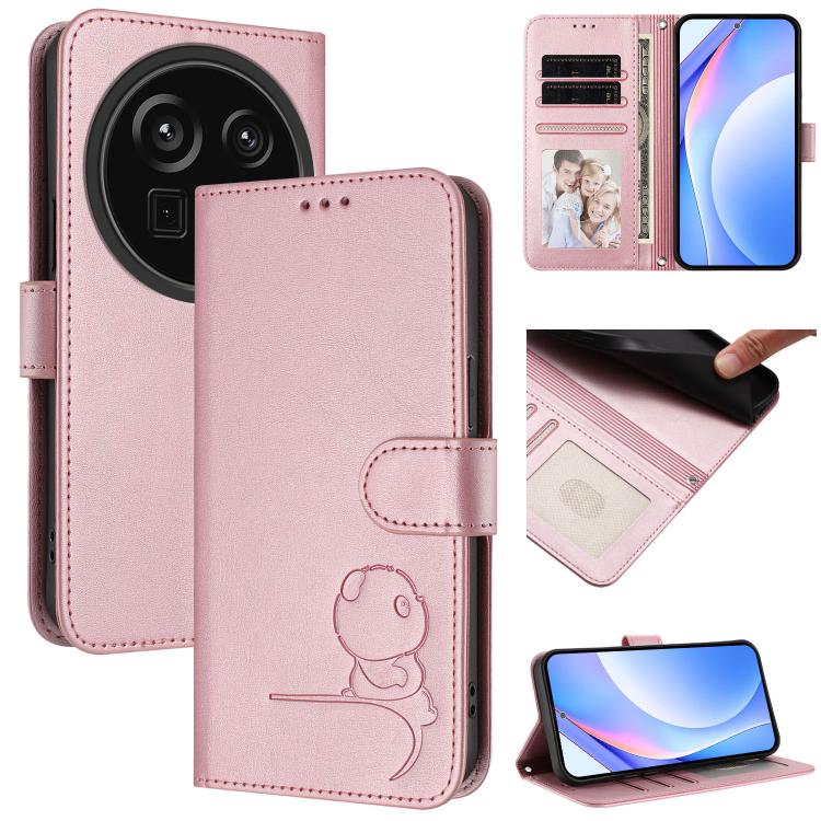Litter Panda Embossing RFID Leather Phone Case with Lanyard, For Sharp Aquos wish6, For Sharp Aquos R11, For Sharp Aquos Sense10, For Sharp Aquos R10, For Sharp Aquos wish5, For Sharp Aquos Sense9 Plus, For Sharp Aquos Sense9                           ...