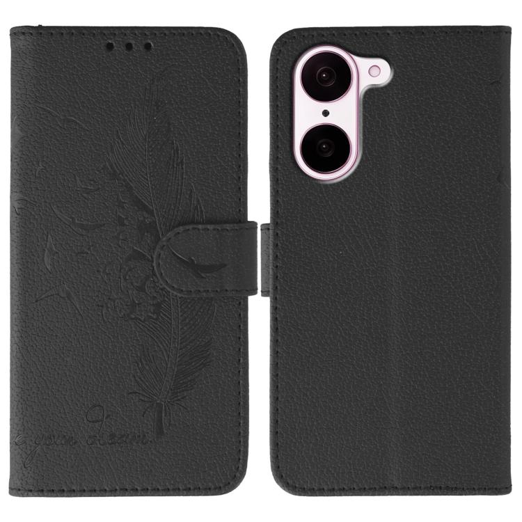 Feather Pattern Litchi Texture Leather Phone Case, For OnePlus Ace 6, For OnePlus 15, For OnePlus Nord 5, For OnePlus Nord CE5