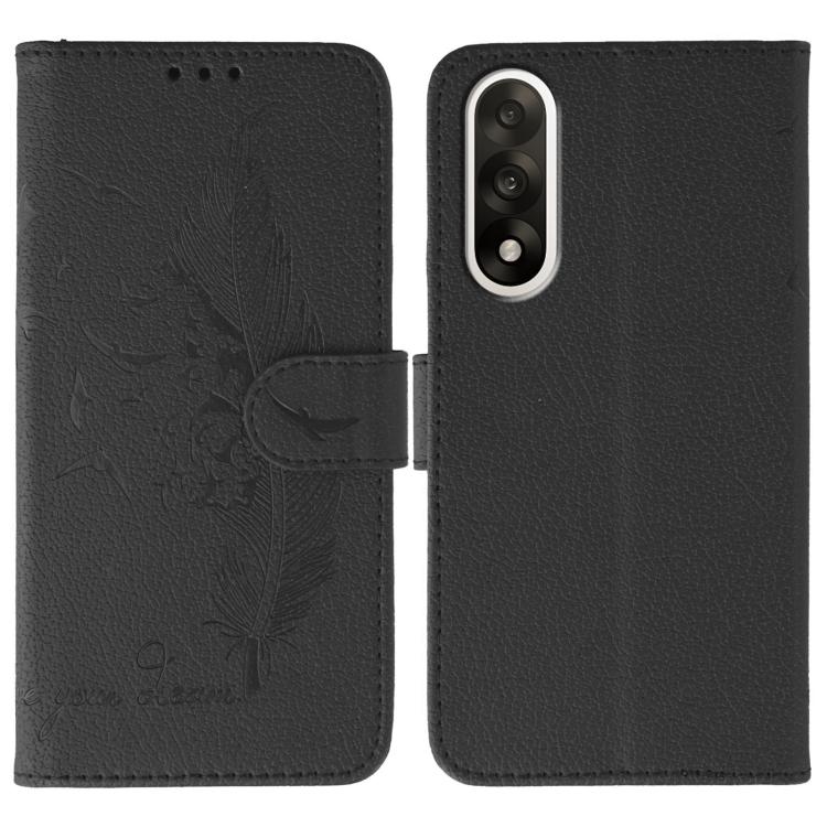 Feather Pattern Litchi Texture Leather Phone Case, For OnePlus Ace 6, For OnePlus 15, For OnePlus Nord 5, For OnePlus Nord CE5