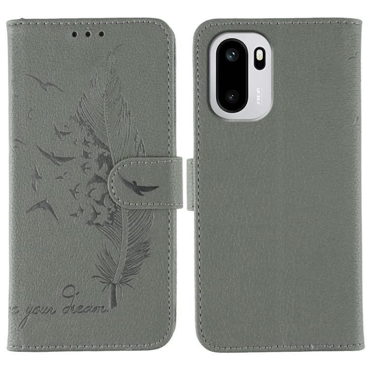 Feather Pattern Litchi Texture Leather Phone Case, For OnePlus Ace 6, For OnePlus 15, For OnePlus Nord 5, For OnePlus Nord CE5