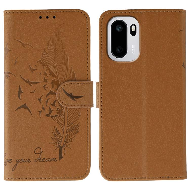 Feather Pattern Litchi Texture Leather Phone Case, For OnePlus Ace 6, For OnePlus 15, For OnePlus Nord 5, For OnePlus Nord CE5
