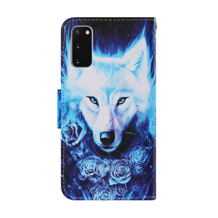 Coloured Drawing Pattern Horizontal Flip PU Leather Case with Holder & Card Slots & Wallet & Lanyard, For Samsung Galaxy S20, For Samsung Galaxy S20 Plus, For Samsung Galaxy S20 Ultra