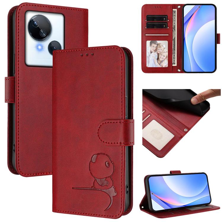 Litter Panda Embossing RFID Leather Phone Case with Lanyard, For Tecno Spark Go 2024 / Spark 20 4G, For Tecno Pova 5 Pro 5G, For Tecno Pova Neo 3, For Tecno Pova 5, For Tecno Camon 20 Premier, For Tecno Camon 20 Pro 5G, For Tecno Camon 20 / 20 Pro 4G  ...