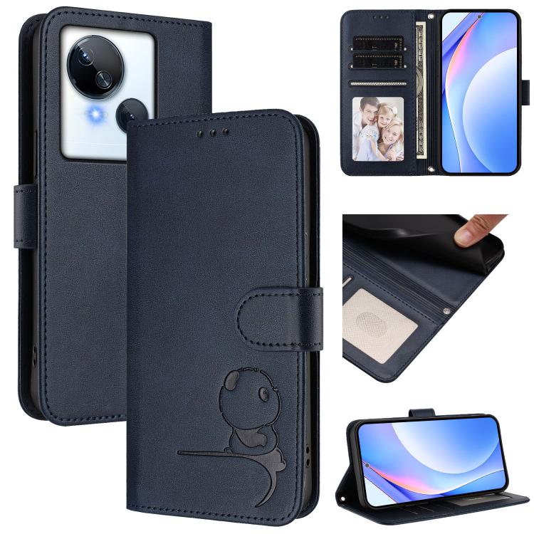 Litter Panda Embossing RFID Leather Phone Case with Lanyard, For Tecno Spark Go 2024 / Spark 20 4G, For Tecno Pova 5 Pro 5G, For Tecno Pova Neo 3, For Tecno Pova 5, For Tecno Camon 20 Premier, For Tecno Camon 20 Pro 5G, For Tecno Camon 20 / 20 Pro 4G  ...