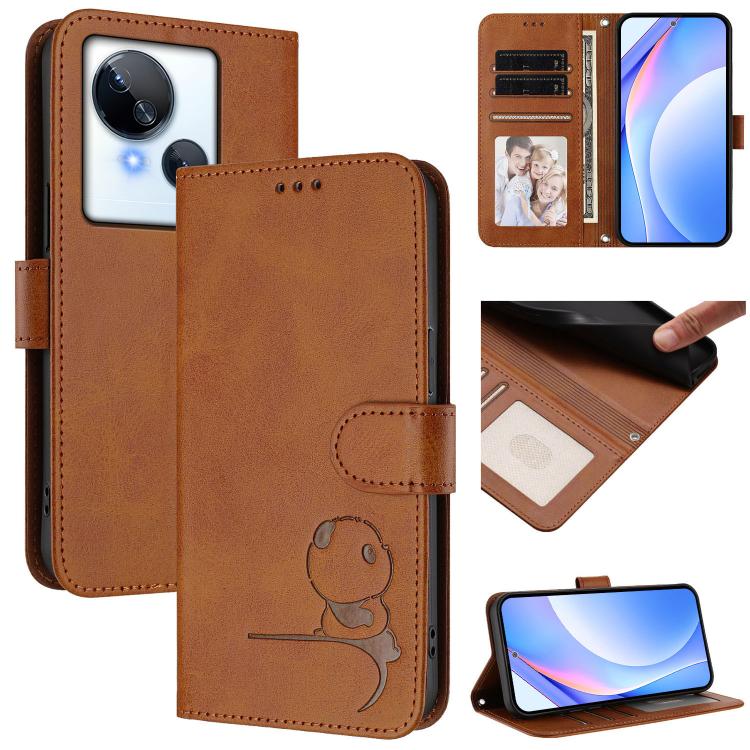 Litter Panda Embossing RFID Leather Phone Case with Lanyard, For Tecno Spark Go 2024 / Spark 20 4G, For Tecno Pova 5 Pro 5G, For Tecno Pova Neo 3, For Tecno Pova 5, For Tecno Camon 20 Premier, For Tecno Camon 20 Pro 5G, For Tecno Camon 20 / 20 Pro 4G  ...