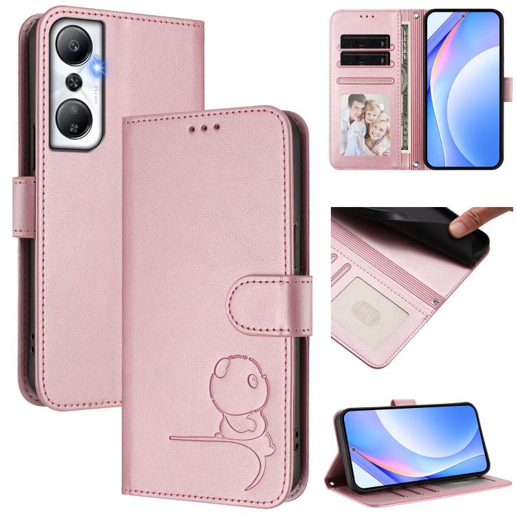 Litter Panda Embossing RFID Leather Phone Case with Lanyard, For Infinix Hot 20S / 20 Pro, For Infinix Hot 20 5G, For Infinix Smart 7 Global, For Infinix Hot 12i / Hot 20i, For Infinix Zero 5G 2023, For Infinix Hot 20 Play, For Infinix Hot 20 4G       ...