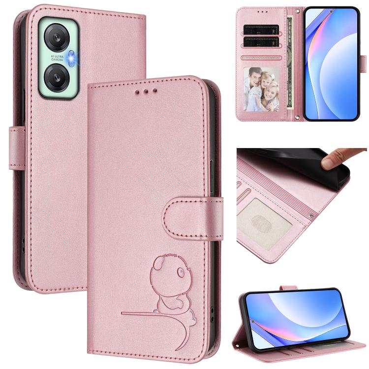 Litter Panda Embossing RFID Leather Phone Case with Lanyard, For Infinix Hot 20S / 20 Pro, For Infinix Hot 20 5G, For Infinix Smart 7 Global, For Infinix Hot 12i / Hot 20i, For Infinix Zero 5G 2023, For Infinix Hot 20 Play, For Infinix Hot 20 4G       ...