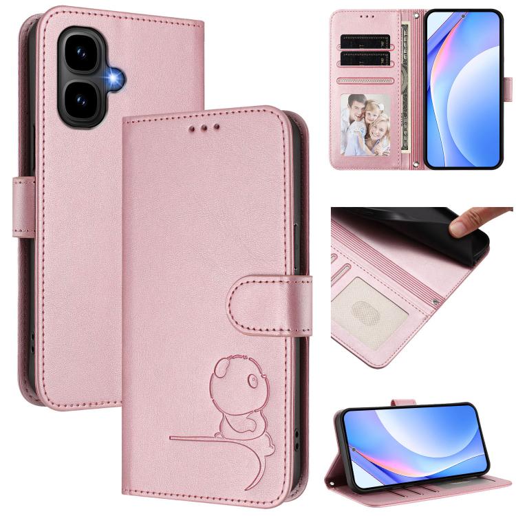 Litter Panda Embossing RFID Leather Phone Case with Lanyard, For Infinix GT 50 Pro 5G, For Infinix Note Edge 5G, For Infinix Smart 20 4G, For Infinix Note 60 / 60 Pro 5G, For Infinix Smart 10 Plus 4G, For Infinix Smart 10 / Tecno Pop 10                ...