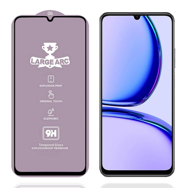 9H 0.4mm High Aluminum Large Arc Tempered Glass Film, For Realme C61 / C63 / Note 60, For Realme C61 India, For Realme 12 5G, For Realme 12+, For Realme C53 / C51 / C50 / Note 50, For Realme C65, For Realme C55 4G, For Realme C35