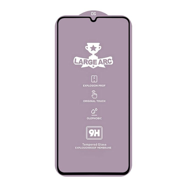 9H 0.4mm High Aluminum Large Arc Tempered Glass Film, For Realme C61 / C63 / Note 60, For Realme C61 India, For Realme 12 5G, For Realme 12+, For Realme C53 / C51 / C50 / Note 50, For Realme C65, For Realme C55 4G, For Realme C35