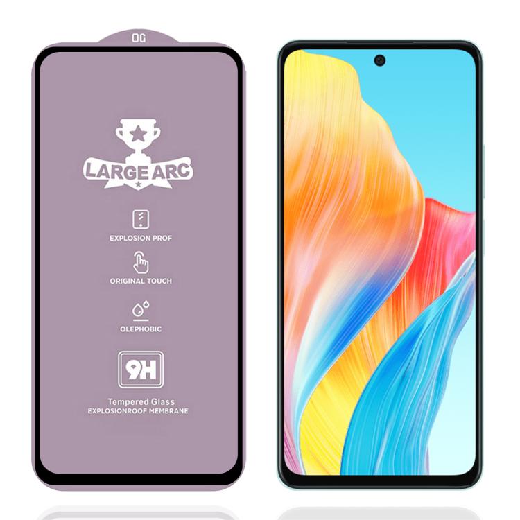 9H 0.4mm High Aluminum Large Arc Tempered Glass Film, For OPPO A79 5G, For OPPO Reno13 Global, For OPPO Reno13 F 4G, For OPPO A40 / A60 5G / A3 4G, For OPPO A80 5G / A60 4G / A3 Pro 5G, For OPPO Reno12 F 4G, For OPPO Reno12 Global, For OPPO Reno11 F   ...
