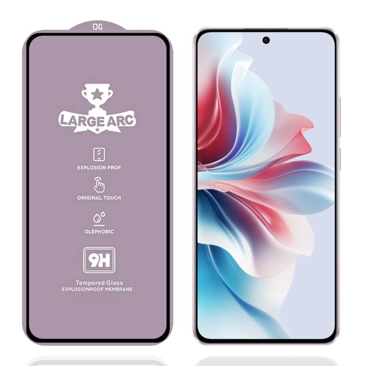 9H 0.4mm High Aluminum Large Arc Tempered Glass Film, For OPPO A79 5G, For OPPO Reno13 Global, For OPPO Reno13 F 4G, For OPPO A40 / A60 5G / A3 4G, For OPPO A80 5G / A60 4G / A3 Pro 5G, For OPPO Reno12 F 4G, For OPPO Reno12 Global, For OPPO Reno11 F   ...