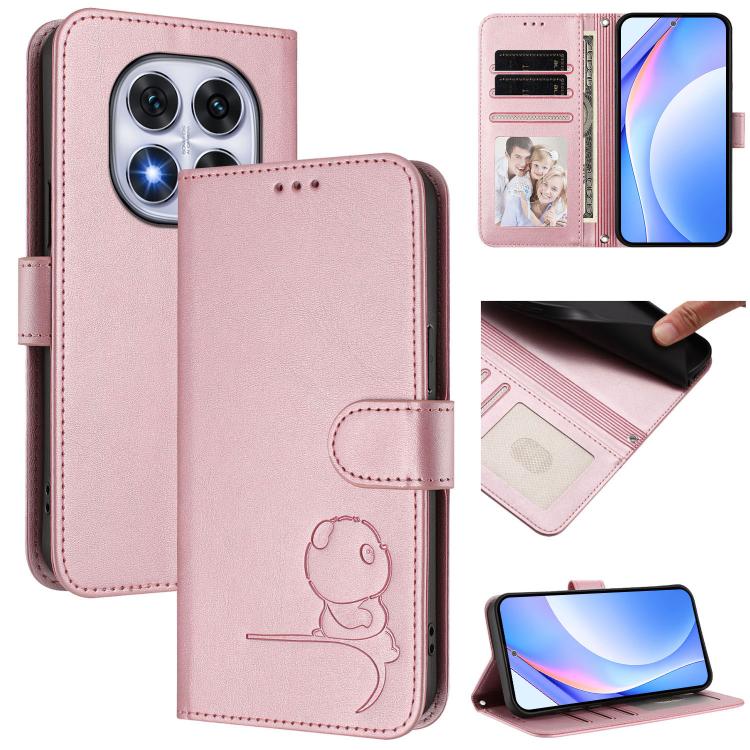 Litter Panda Embossing RFID Leather Phone Case with Lanyard, For Xiaomi Poco X7, For Xiaomi 15 Ultra, For Xiaomi Poco X7 Pro, For Xiaomi Poco M7 Pro 5G, For Xiaomi 15 Pro, For Xiaomi 15, For Xiaomi 14T Pro, For Xiaomi 14T