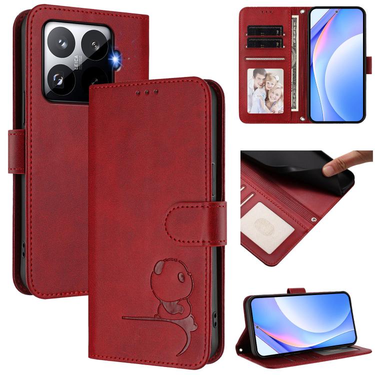 Litter Panda Embossing RFID Leather Phone Case with Lanyard, For Xiaomi 17 Max 5G, For Xiaomi 17T Pro, For Xiaomi Poco M7 4G 169mm, For Xiaomi 15T Pro, For Xiaomi 15T, For Xiaomi Poco F7 Ultra / Redmi K80 Pro, For Xiaomi Poco F7 Pro / Redmi K80        ...