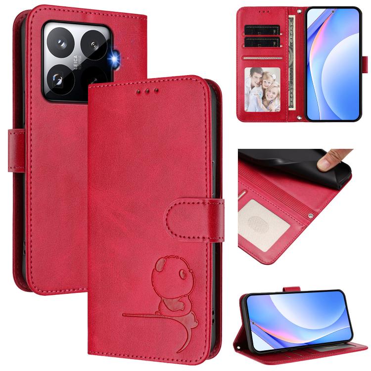 Litter Panda Embossing RFID Leather Phone Case with Lanyard, For Xiaomi 17 Max 5G, For Xiaomi 17T Pro, For Xiaomi Poco M7 4G 169mm, For Xiaomi 15T Pro, For Xiaomi 15T, For Xiaomi Poco F7 Ultra / Redmi K80 Pro, For Xiaomi Poco F7 Pro / Redmi K80        ...