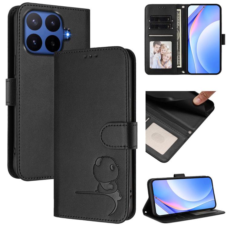 Litter Panda Embossing RFID Leather Phone Case with Lanyard, For Xiaomi 17 Max 5G, For Xiaomi 17T Pro, For Xiaomi Poco M7 4G 169mm, For Xiaomi 15T Pro, For Xiaomi 15T, For Xiaomi Poco F7 Ultra / Redmi K80 Pro, For Xiaomi Poco F7 Pro / Redmi K80        ...