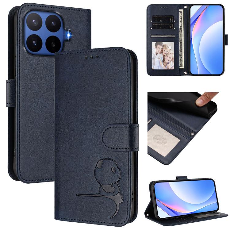 Litter Panda Embossing RFID Leather Phone Case with Lanyard, For Xiaomi 17 Max 5G, For Xiaomi 17T Pro, For Xiaomi Poco M7 4G 169mm, For Xiaomi 15T Pro, For Xiaomi 15T, For Xiaomi Poco F7 Ultra / Redmi K80 Pro, For Xiaomi Poco F7 Pro / Redmi K80        ...