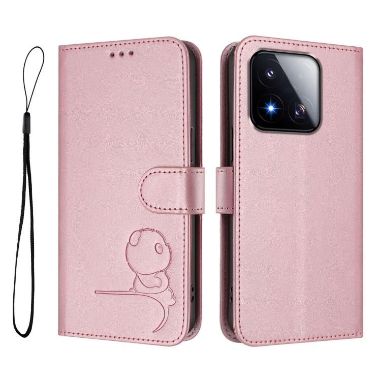 Litter Panda Embossing RFID Leather Phone Case with Lanyard, For Xiaomi 17 Max 5G, For Xiaomi 17T Pro, For Xiaomi Poco M7 4G 169mm, For Xiaomi 15T Pro, For Xiaomi 15T, For Xiaomi Poco F7 Ultra / Redmi K80 Pro, For Xiaomi Poco F7 Pro / Redmi K80        ...