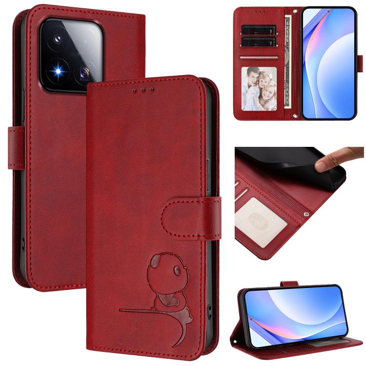 Litter Panda Embossing RFID Leather Phone Case with Lanyard, For Xiaomi 17 Max 5G, For Xiaomi 17T Pro, For Xiaomi Poco M7 4G 169mm, For Xiaomi 15T Pro, For Xiaomi 15T, For Xiaomi Poco F7 Ultra / Redmi K80 Pro, For Xiaomi Poco F7 Pro / Redmi K80        ...