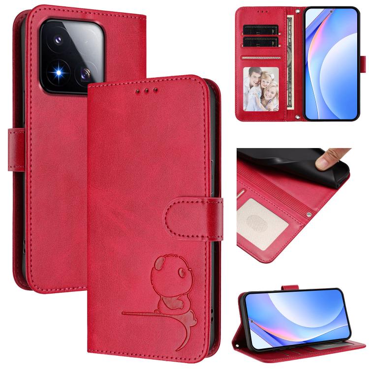 Litter Panda Embossing RFID Leather Phone Case with Lanyard, For Xiaomi 17 Max 5G, For Xiaomi 17T Pro, For Xiaomi Poco M7 4G 169mm, For Xiaomi 15T Pro, For Xiaomi 15T, For Xiaomi Poco F7 Ultra / Redmi K80 Pro, For Xiaomi Poco F7 Pro / Redmi K80        ...