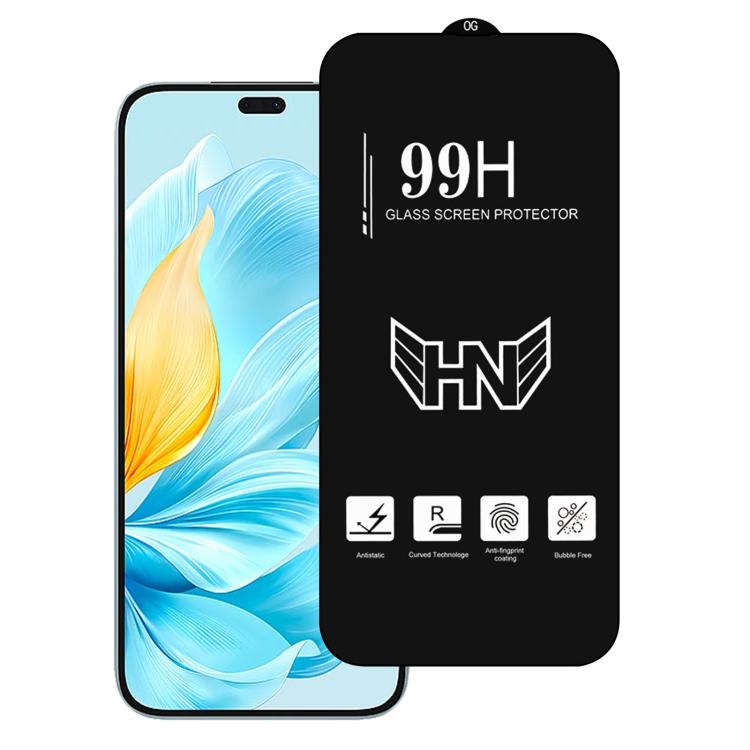 High Aluminum Large Arc Full Screen Tempered Glass Film, For Honor 200 Smart, For Honor 200 Lite Global