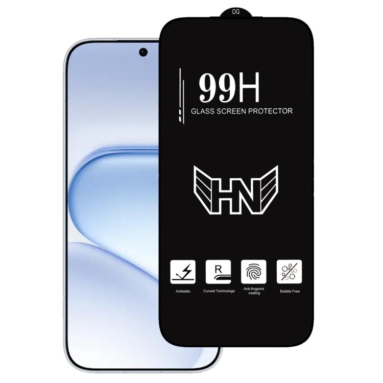 High Aluminum Large Arc Full Screen Tempered Glass Film, For Honor 600 Pro Global, For Honor 600 Global, For Honor 600 Lite Global, For Honor 200 Smart, For Honor 200 Lite Global