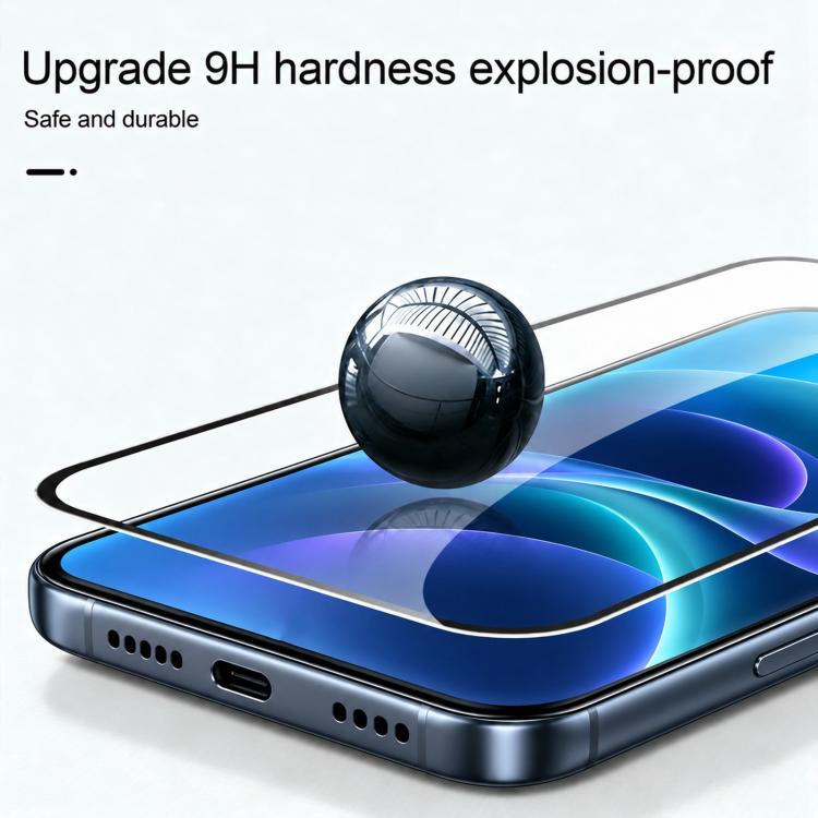 High Aluminum Large Arc Full Screen Tempered Glass Film, For Motorola Moto G Max / G87, For Motorola Moto G17 Power 4G, For Motorola Moto G17 4G, For Motorola Moto G77 5G, For Motorola Moto G57 Power 5G, For Motorola Moto G67 Power 5G                  ...
