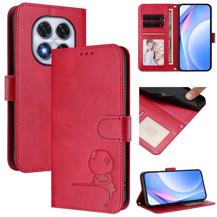 Litter Panda Embossing RFID Leather Phone Case with Lanyard, For Redmi 15 5G Global / 15 4G SEA 169mm, For Redmi 15 5G / 4G EU 171mm, For Redmi 13x / 13 4G / Poco M6 4G, For Redmi A5 4G 173.3mm, For Redmi Note 13 Pro 4G / Note 14S                      ...