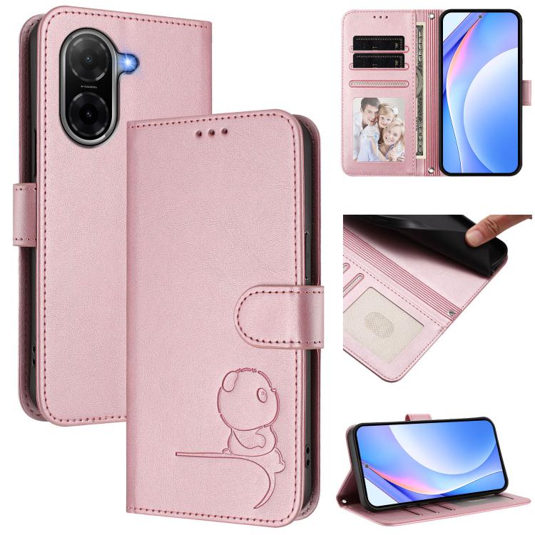 Litter Panda Embossing RFID Leather Phone Case with Lanyard, For Redmi 15 5G Global / 15 4G SEA 169mm, For Redmi 15 5G / 4G EU 171mm, For Redmi 13x / 13 4G / Poco M6 4G, For Redmi A5 4G 173.3mm, For Redmi Note 13 Pro 4G / Note 14S                      ...