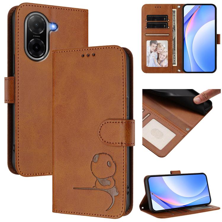 Litter Panda Embossing RFID Leather Phone Case with Lanyard, For Redmi 15 5G Global / 15 4G SEA 169mm, For Redmi 15 5G / 4G EU 171mm, For Redmi 13x / 13 4G / Poco M6 4G, For Redmi A5 4G 173.3mm, For Redmi Note 13 Pro 4G / Note 14S                      ...
